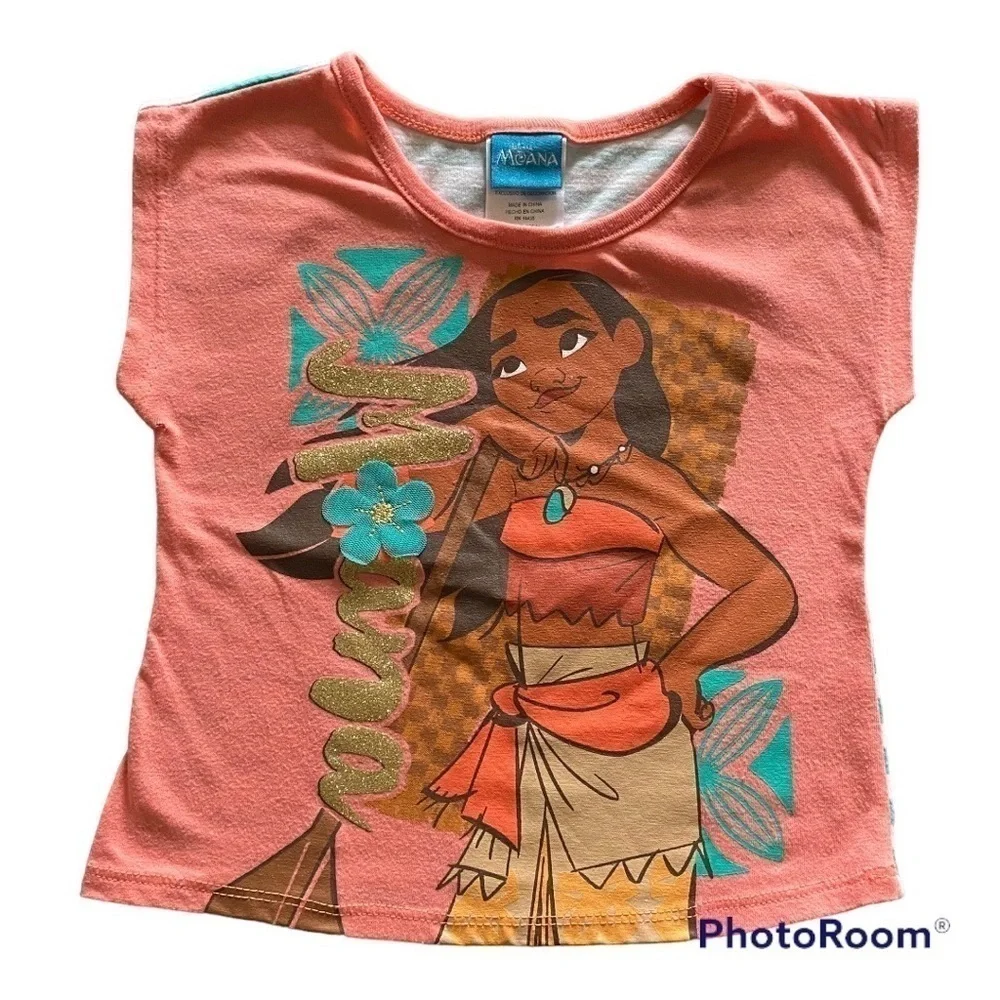 DISNEY-MOANA-TWO PIECE SET-SIZE 4T
